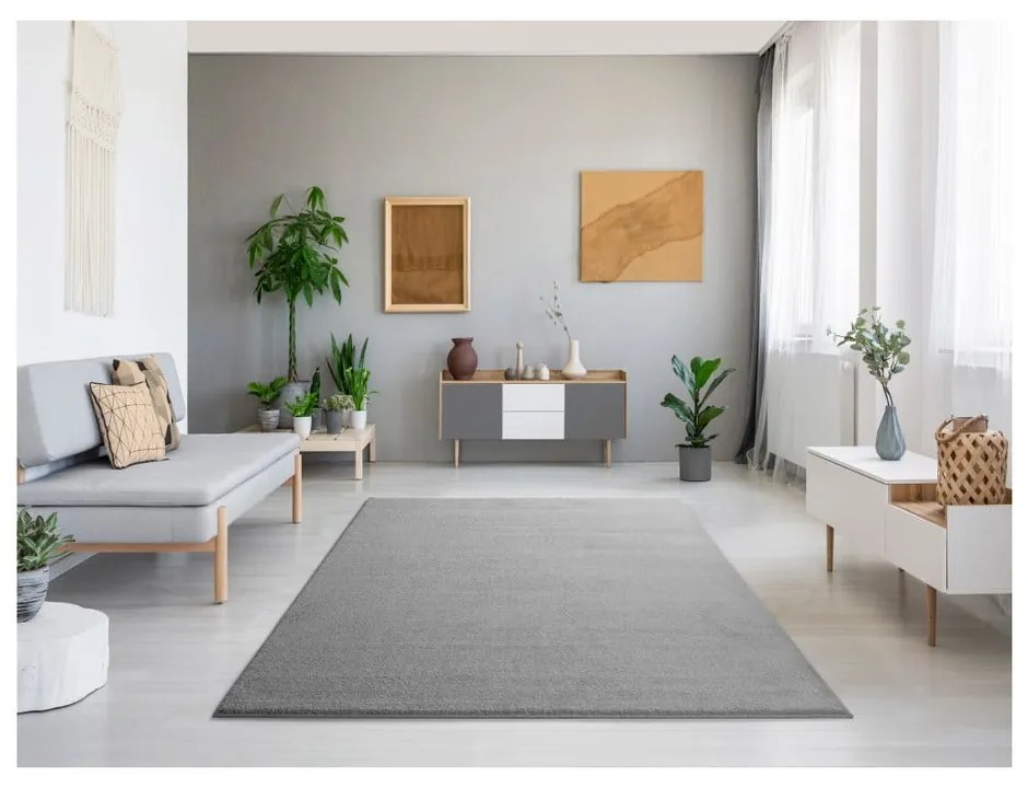 Montana világosszürke szőnyeg, 60 x 120 cm - Universal