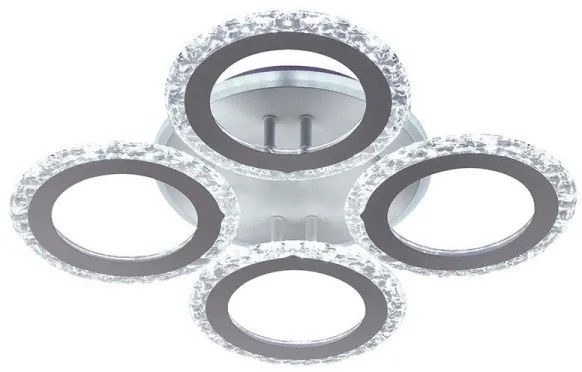 LED Dimmelhető felületre szerelhető csillár LED/55W/230V 3000-6500K + távirányító