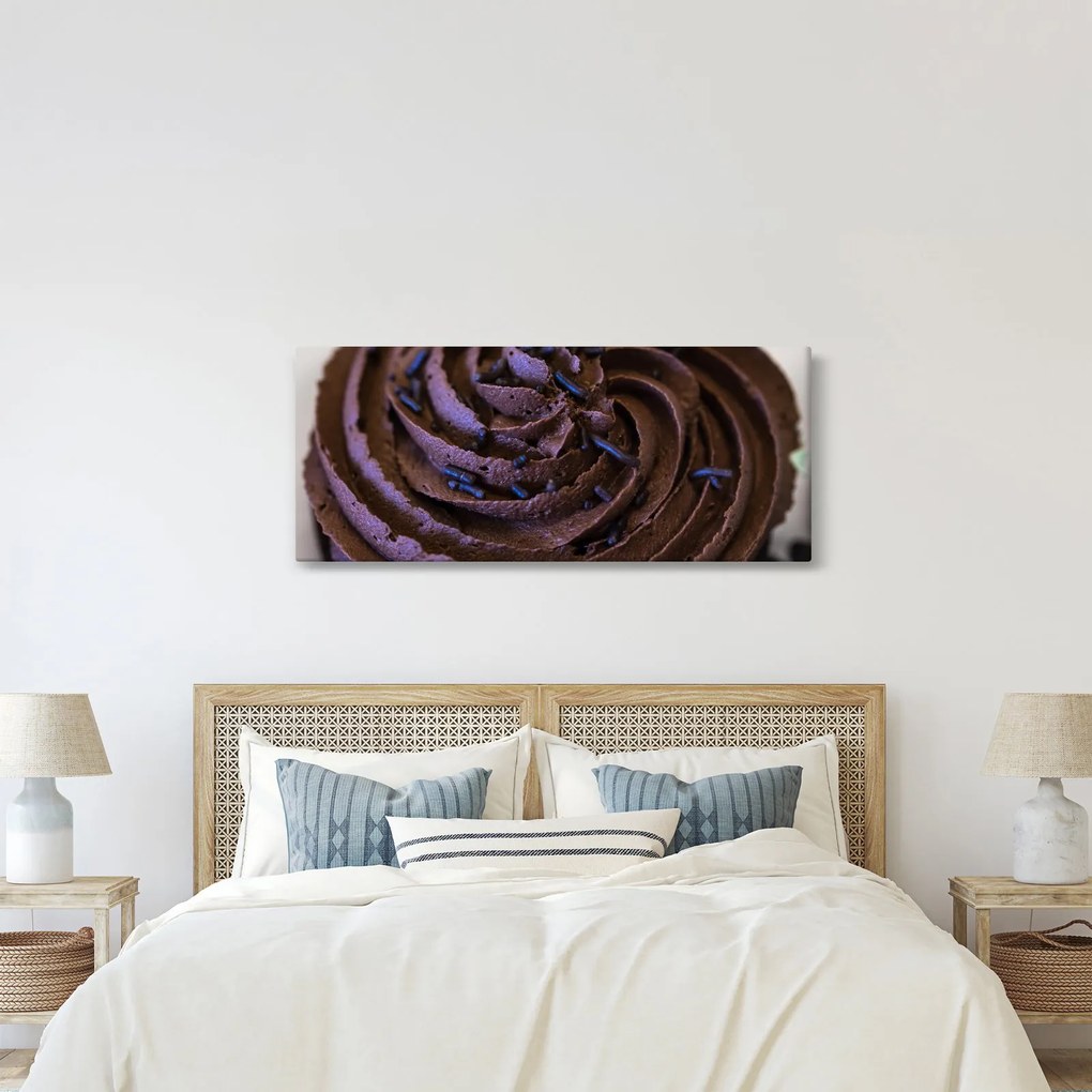 Kép - Csokoládé Cupcake (120x50 cm)