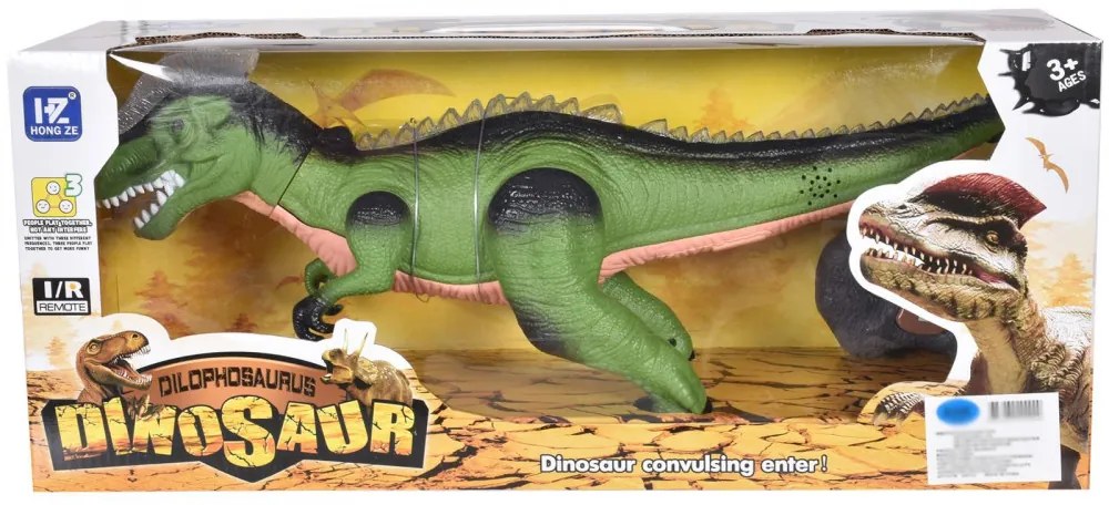 45 Cm Nagy Rc Távirányítós T-Rex Dinoszaurusz Világít Élethű hangot Ad Gyalogol Táncol