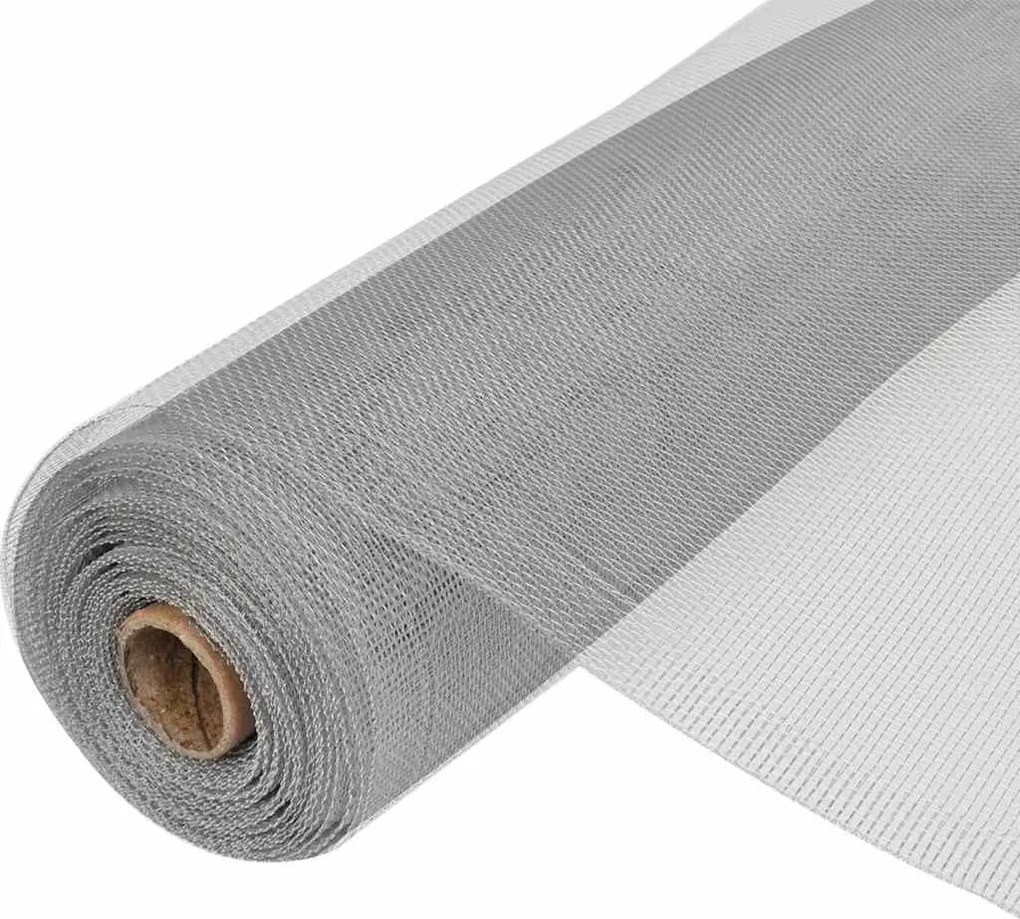 vidaXL ezüstszínű alumínium háló 100 x 500 cm