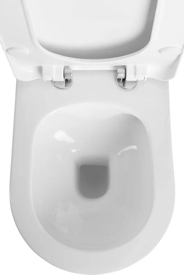Sanovit AVVA fali WC - rimless - perem nélküli - rejtett rögzítésű - 53 cm