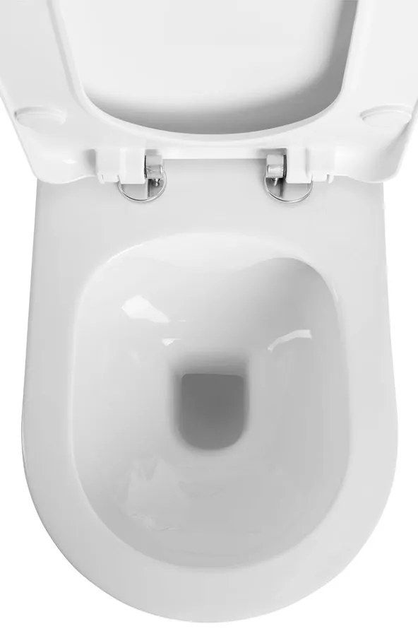 Sanovit AVVA fali WC - rimless - perem nélküli - rejtett szerelésű - mély öblítésű - 53 cm