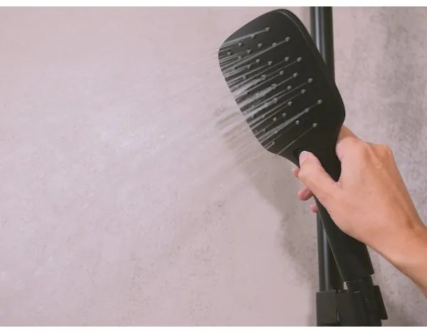 Ravak X07P569 - Fekete, nyomógombos kézi zuhany