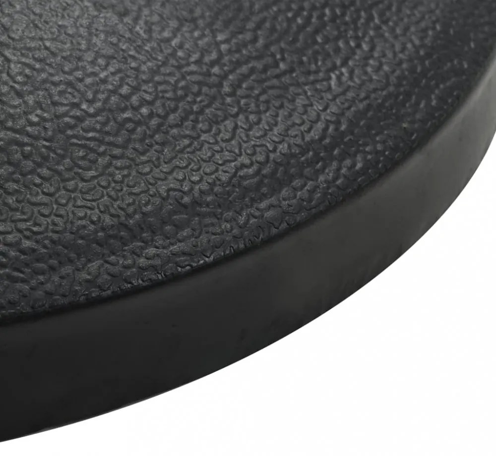 kerek fekete műgyanta napernyőtalp 10 kg