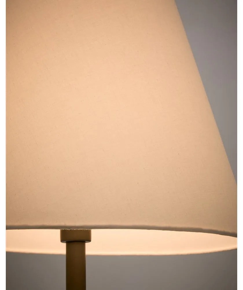 Sötétzöld állólámpa textil búrával (magasság 153 cm) Navat – Kave Home