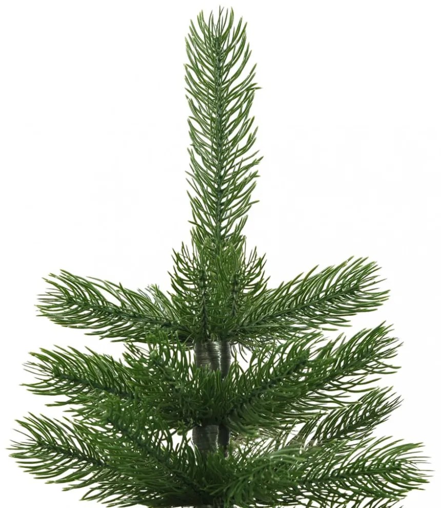 vékony polietilén műkarácsonyfa állvánnyal 240 cm
