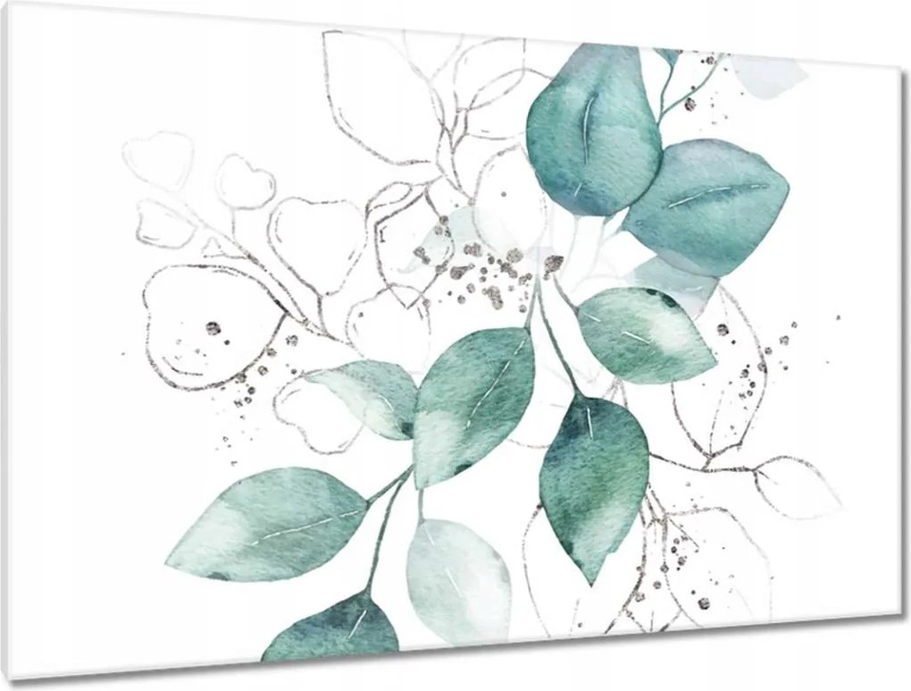 Festmények 120x80 Eucalyptus ezüstös