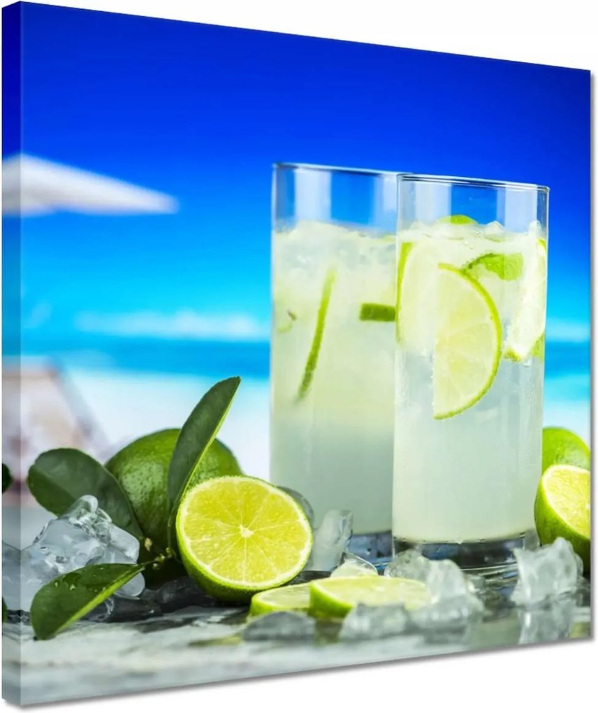 Vászonkép 30x30 Felfrissülés a tengerparton