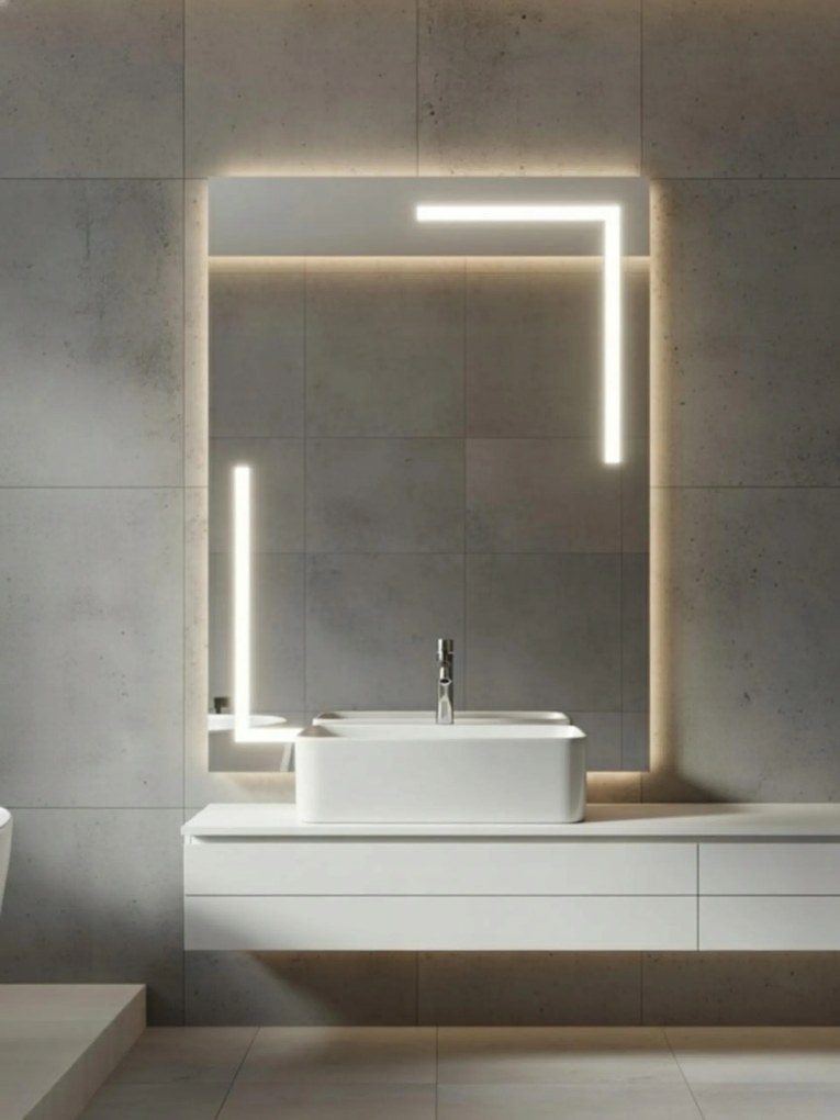 Via Lactea Led tükör 50x70 cm |Falra szerelhető |Fürdőszoba| Made in Pl