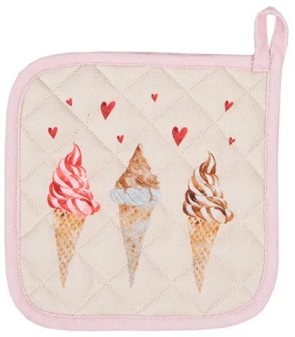 Edényalátét 20x20cm,100% pamut, Frosty and Sweet