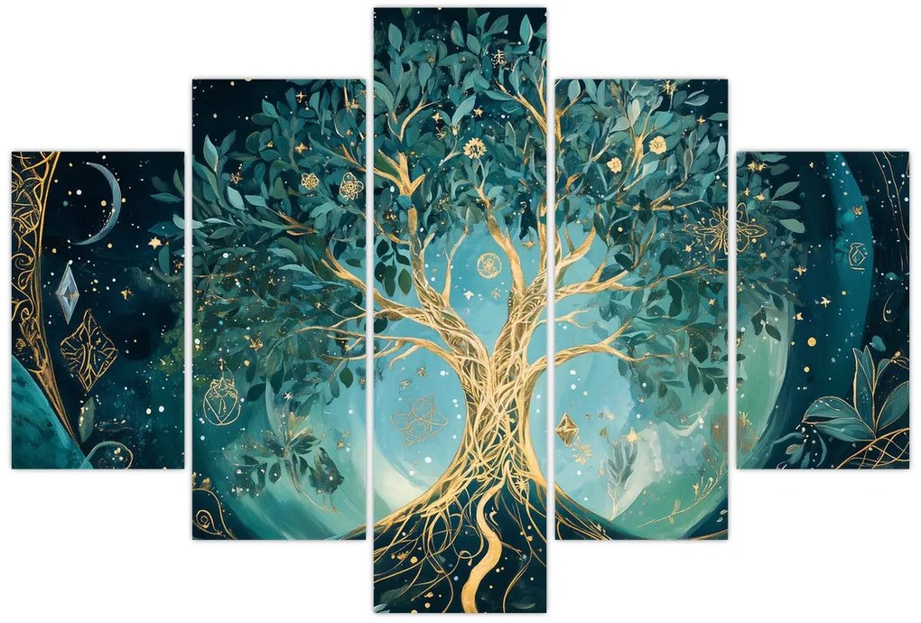 Kép – Életfa az univerzumban (150x105 cm)