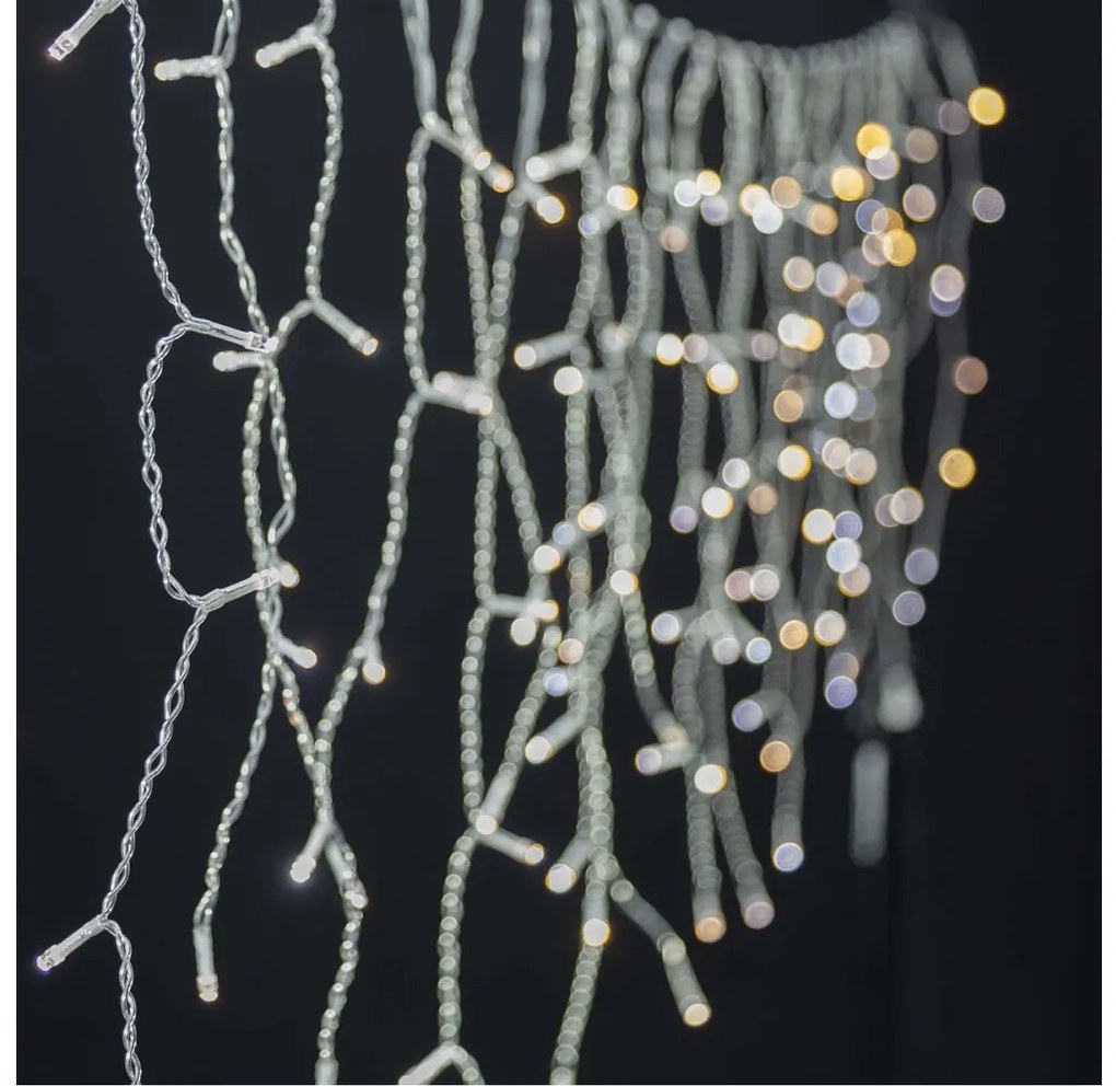 Nedis WIFILXC03W250 - LED Karácsonyi függöny 240xLED/8 funkció 8m IP65 Wi-Fi Tuya