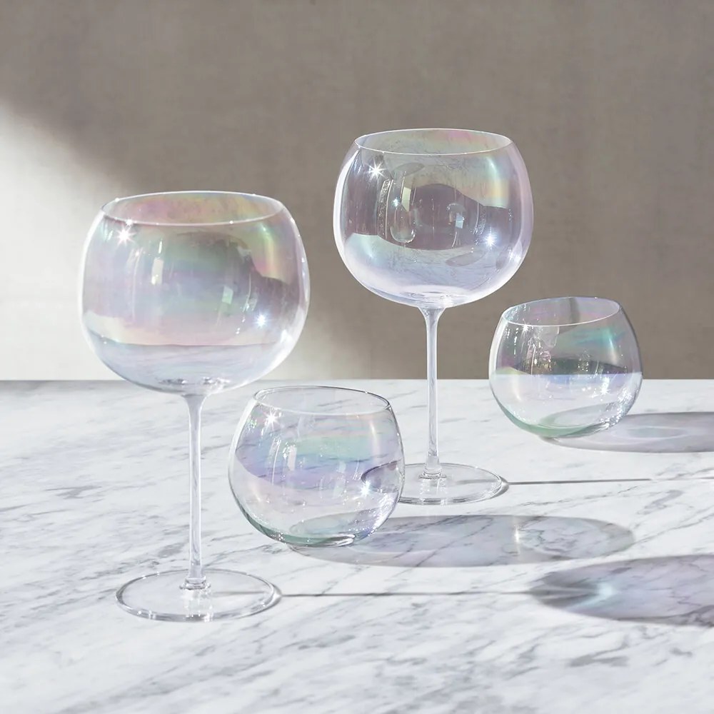 Buborékos ballonos pohár 680ml Pearl, 4 darabos készlet - LSA International