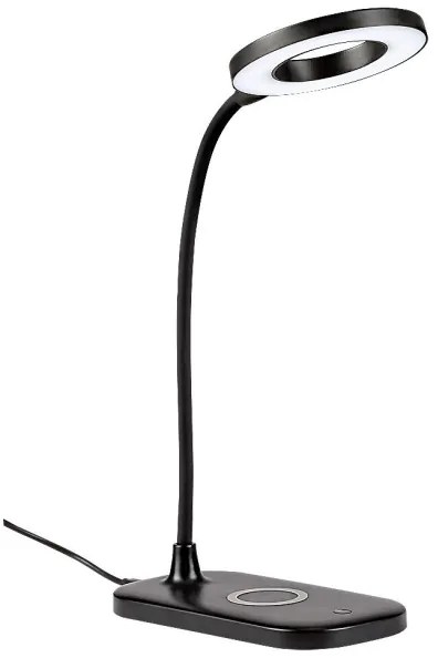 Rabalux 74013 - HARDIN LED érintős asztali lámpa, 5W, 5V, fekete