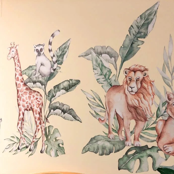 INSPIO Textil falmatrica - SZAFARI állatok a vadonból
