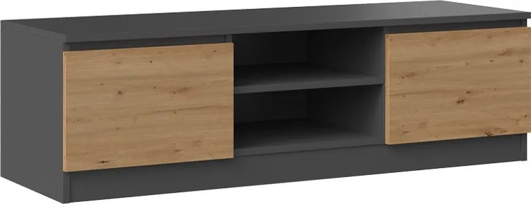 RTV120 TV állvány, antracit-tölgy