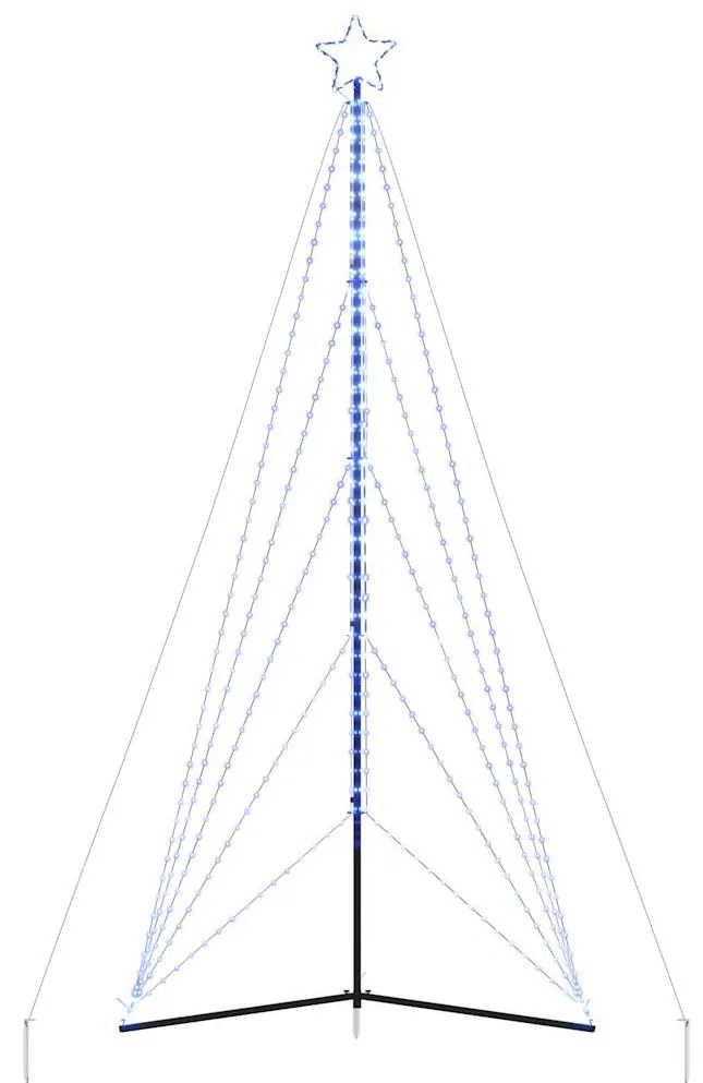 kék LED karácsonyfa 615 LED 404,5 cm