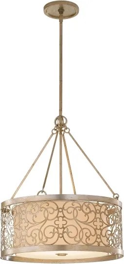 Feiss FE-ARABESQUE4 - Rúdon függő csillár ARABESQUE 4xE27/60W/230V arany