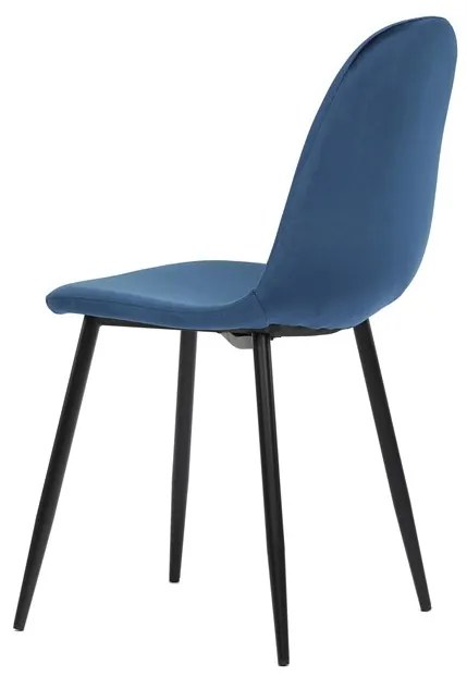 Kék Bársony Étkezőszék. CT-971 BLUE4