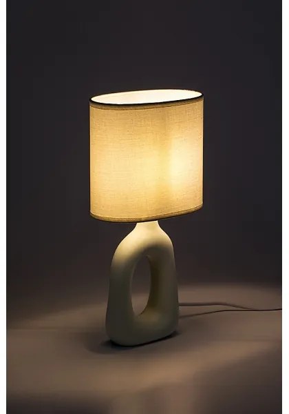 Rabalux 74070 - SYLIRA asztali lámpa 1xE14/40W/230V krémszínű