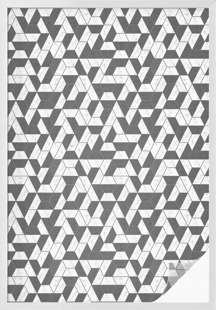 Ablakfólia Öntapadós Adatvédelem Geometriai illúziók 100x146