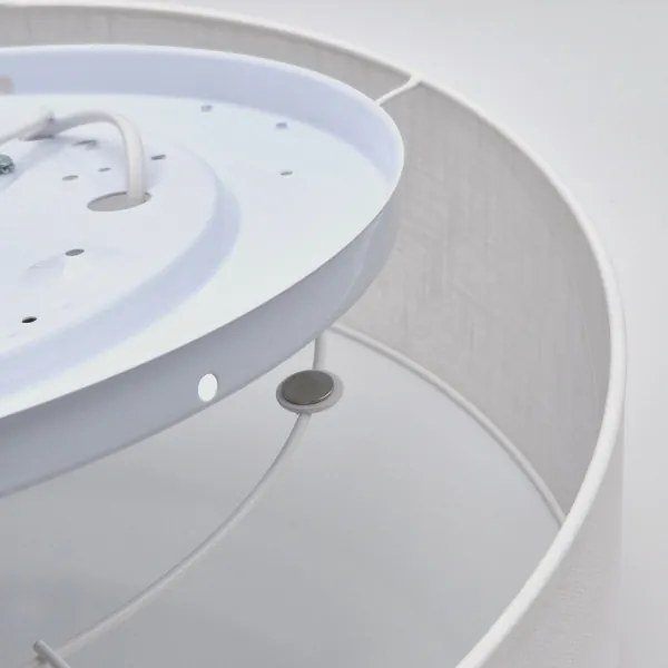 SIRJA mennyezeti lámpa 2xE27/60W/230V, átmérő 45 cm, fehér