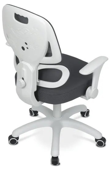 Gyerek Forgószék, Magasságállítás, Szürke Hálós. KA-K1063 GREY