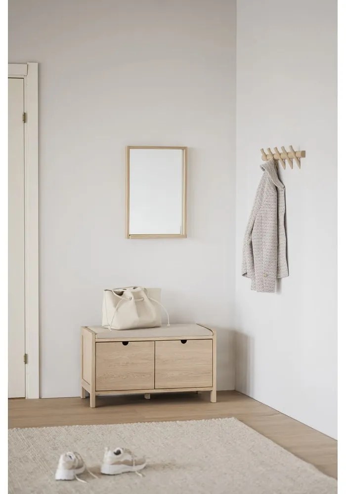 Natúr színű pad Hillmond – Rowico