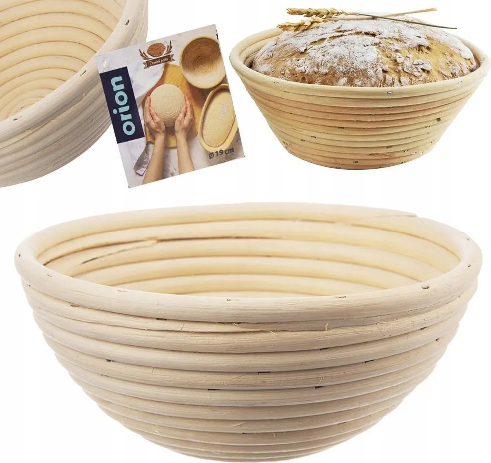 Rattan kosár kenyérformázáshoz cipóhoz 0,7 kg
