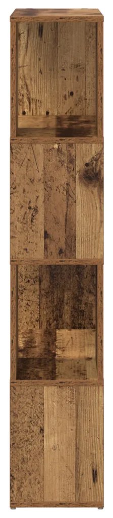 Tárolóegység Régi fa MDF 60 x 24 x 124 cm Tárolóegység