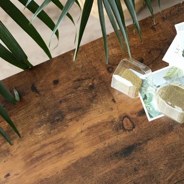 LUVOR kisasztal barna/fekete