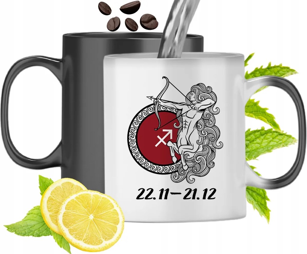 Mágikus Bögre Csillagjegyek Színváltó Nyomtatott Fényképpel