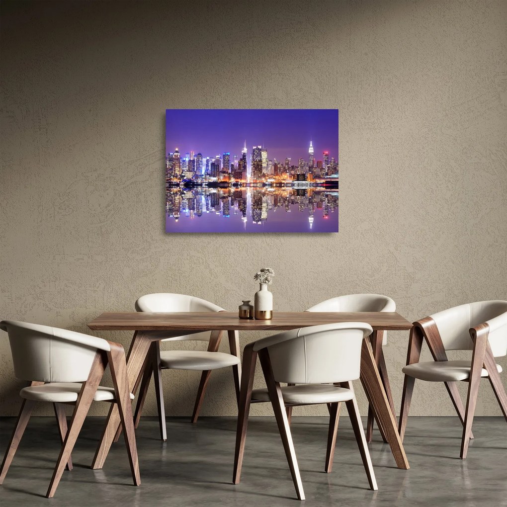 Manhattan képe (üvegen) (70x50 cm)