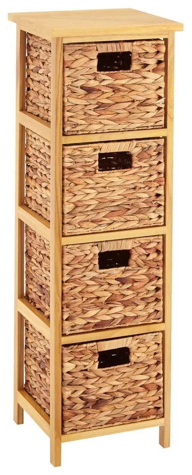Natúr színű paulownia magas komód 32x100 cm – Premier Housewares