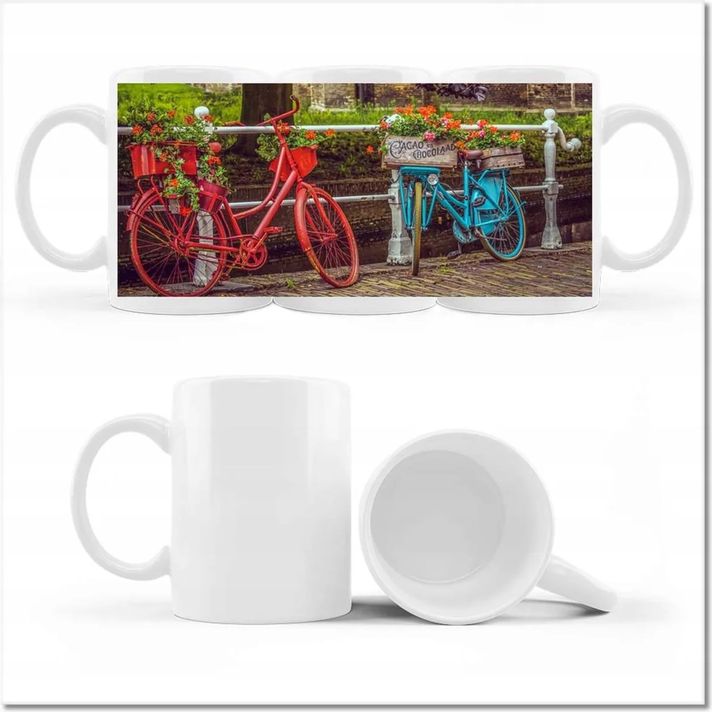Nyomtatott bögre Kerékpárok Két kerék