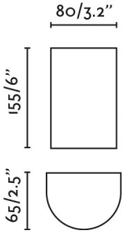 FARO 40538 - Fali lámpa SOLE 2xGU10/8W/230V fehér kerek