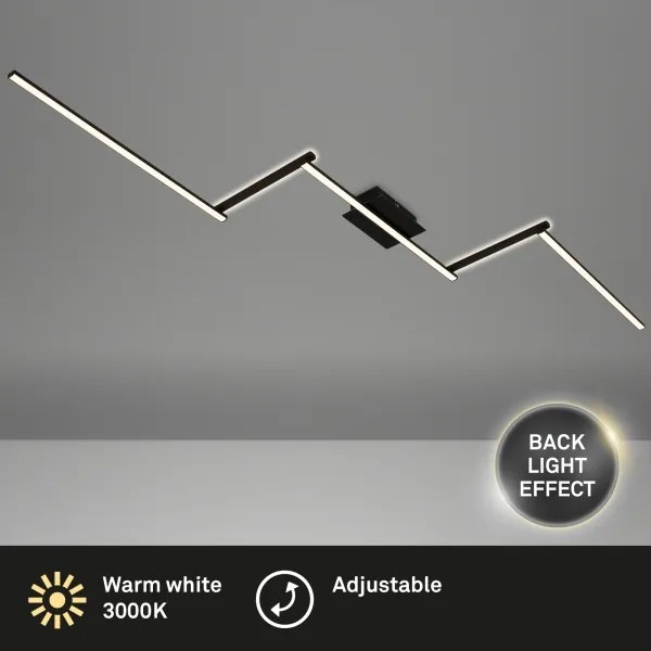 Briloner 3501-015 - LED Felületre szerelhető csillár STAFF 5xLED/4,8W/230V fekete