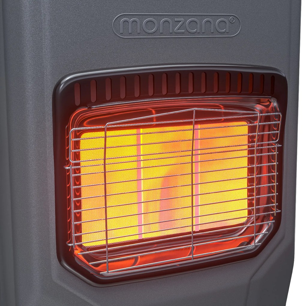monzana® Gázfűtés 72x38x42 cm - fekete