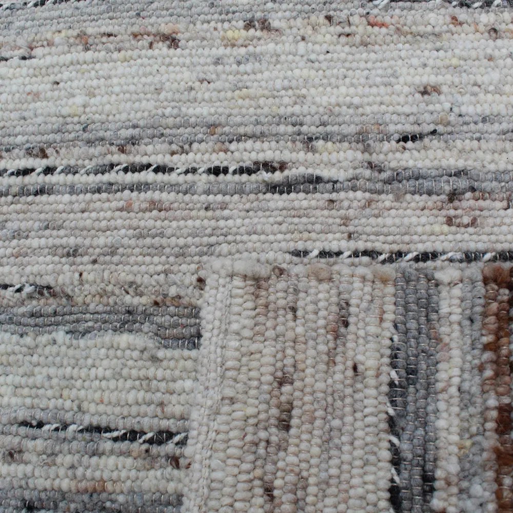 Vastag szőnyeg gyapjúból Rustic 131x183 szövött modern gyapjú szőnyeg