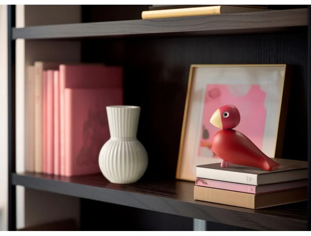 Tömörfa szobor (magasság 12,5 cm) Bird Flora – Kay Bojesen Denmark