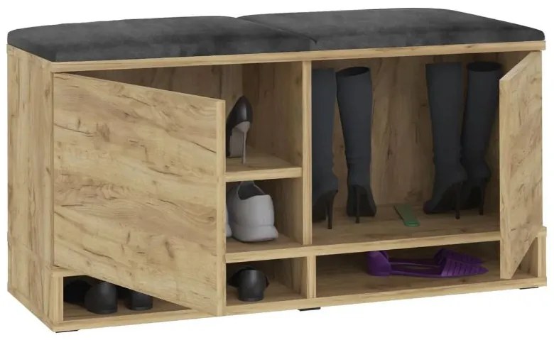 Cipőtartó ülőkével Craft/ Grey
