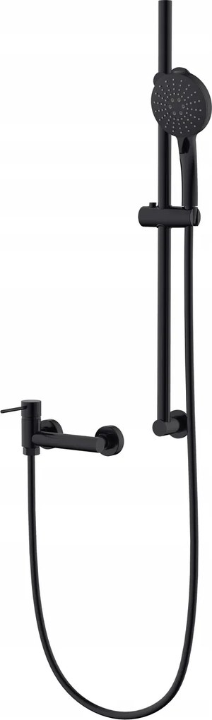 Zuhanyszett csapteleppel Lugo CMZ7551BL Fekete