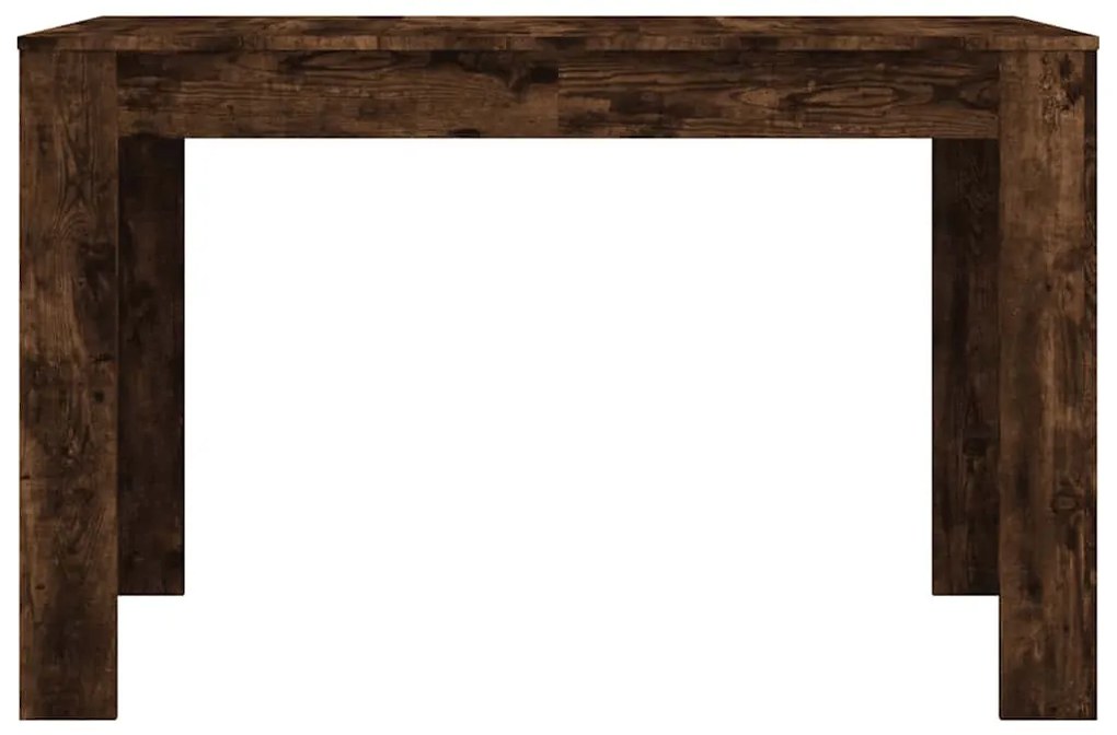 Füstös tölgy színű szerelt fa étkezőasztal 120 x 60 x 76 cm