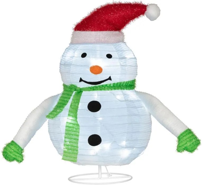 NEXOS Hóember 30 LED Hideg fehér 58 cm