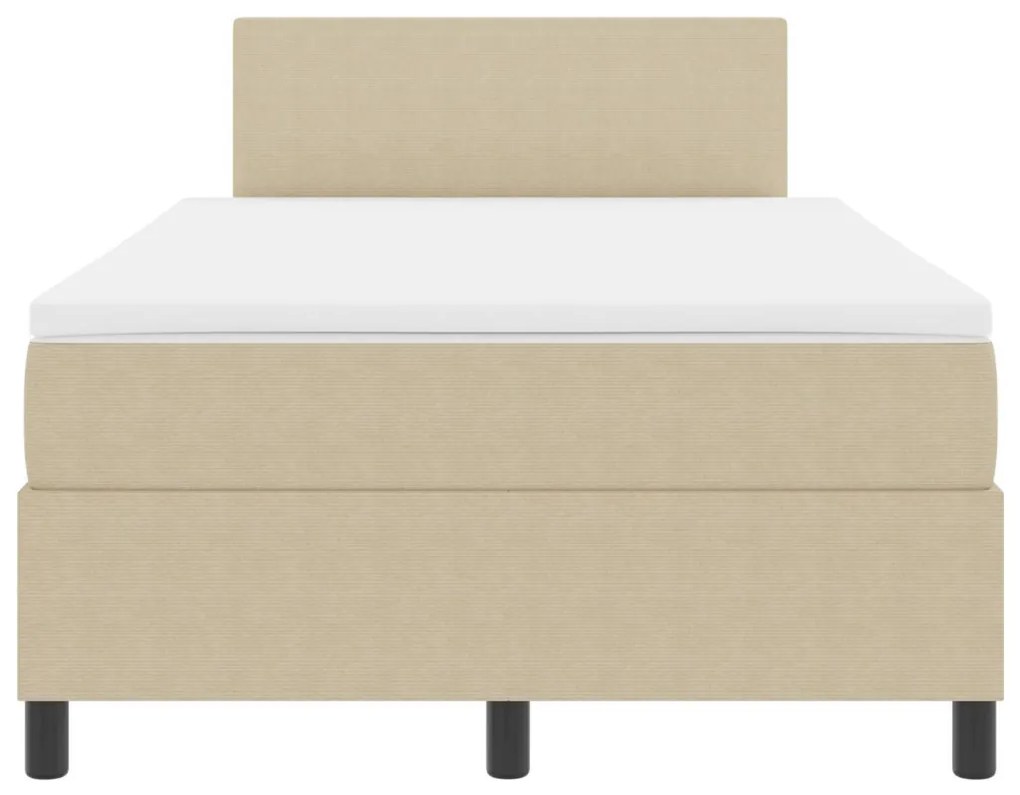 Box Spring Ágy Matrac Közönséges Zöld Szürke Kis Kétszemélyes Kordbársony