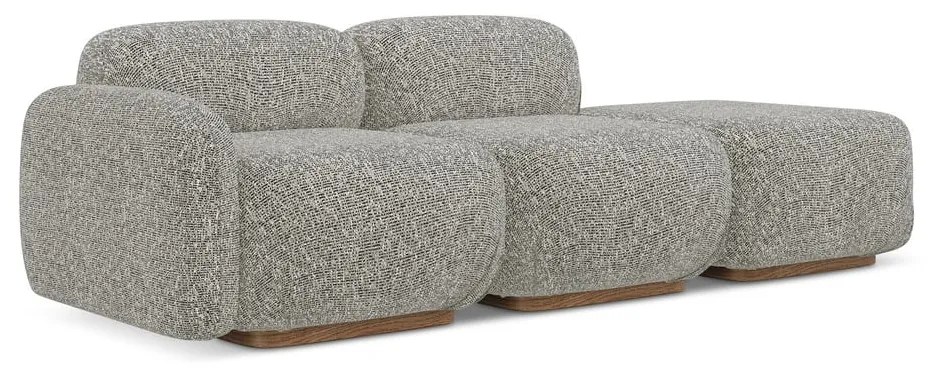 Szürke moduláris heverő (bal oldali) Ailani – Makamii