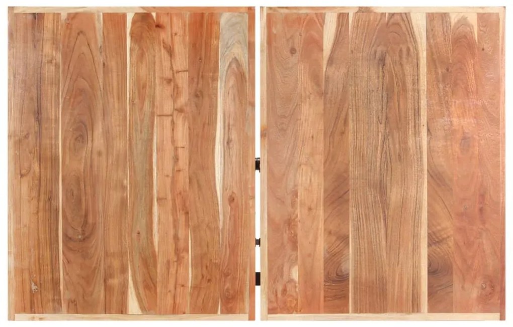 Tömör akácfa dohányzóasztal 142 x 90 x 42 cm