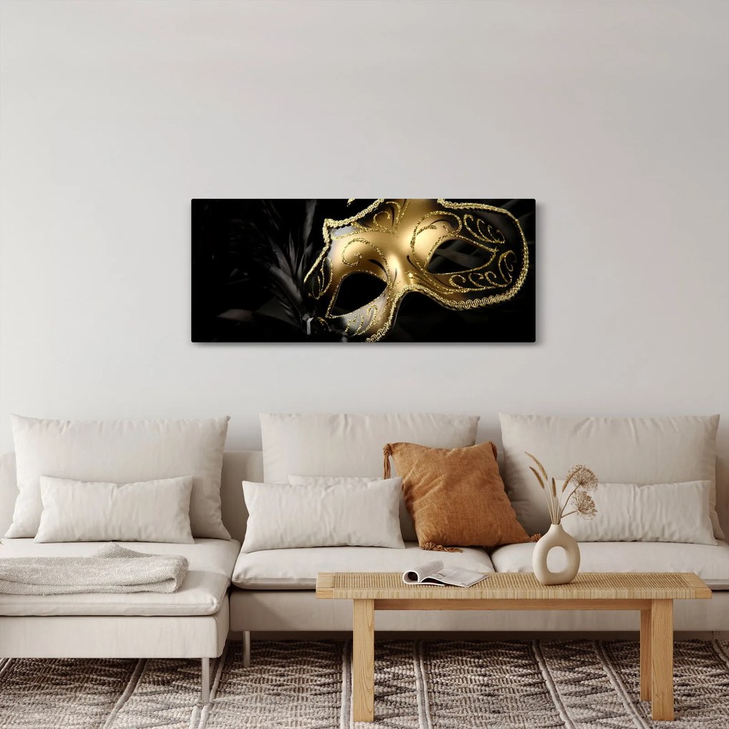 Kép - Arany maszk (120x50 cm)