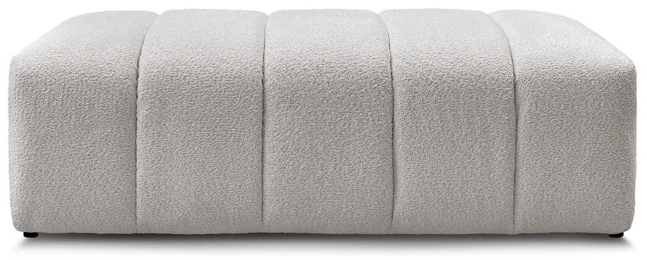 Világosszürke buklé lábtartó Annecy – Bobochic Paris